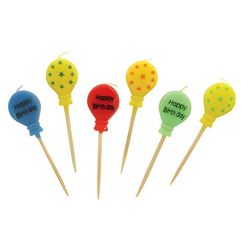 Assorted Balloon Shape Birthday Candles